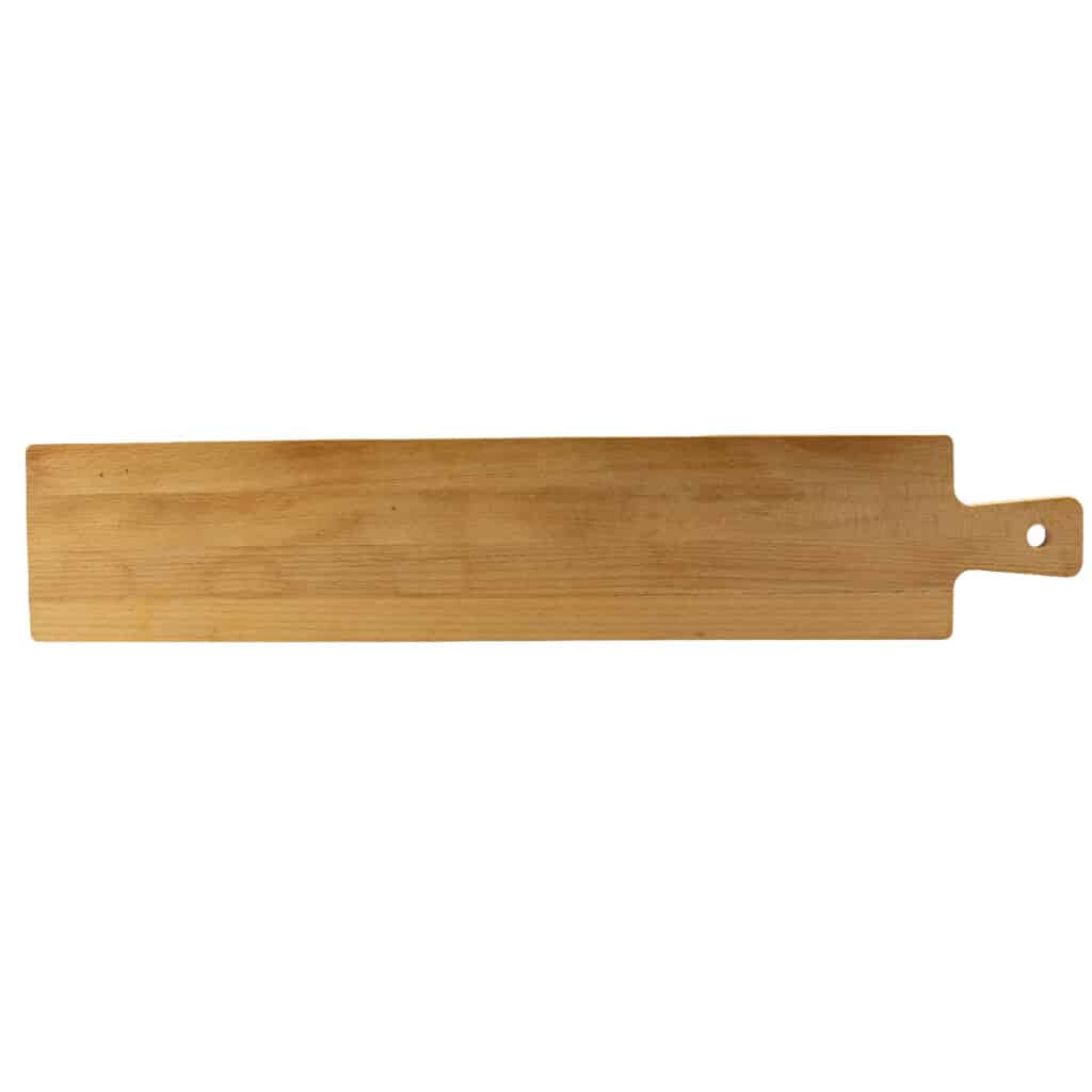 Platou lemn, cu maner, Decor Italian, 650x125x15 mm, Maro natur