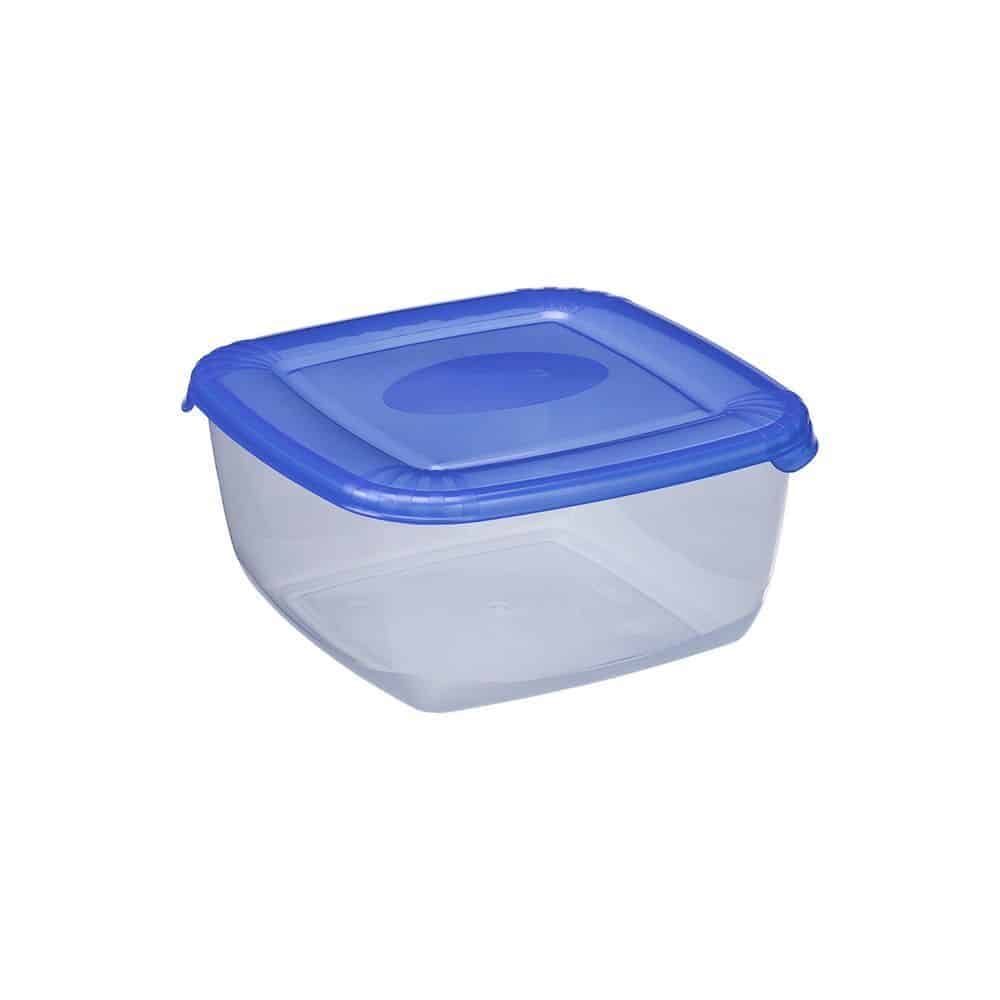 Cutie alimentară ”Polar”, pătrat, 1.5 l, Capac Albastru
